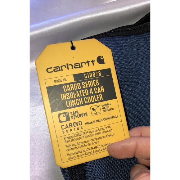 Carhart Lunch Box Cooler 4 Can Cargo Series Hook-N-Haull Compatible Model C10373 - Picture 9 of 12